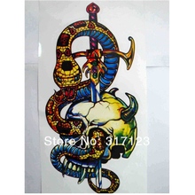 (50PCS/LOT) Wholesale horrific Snake personalized Funny motorcycle car stickers decals car styling wall stickers 2024 - buy cheap