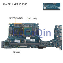 KoCoQin Laptop motherboard For DELL XPS 15 9530 I7-4712HQ GT750M Mainboard VAUB0 LA-9941P CN-0R99XN 0R99XN SR1PZ N14P-GT-A2 2G 2024 - buy cheap