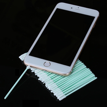 100 шт./лот искусственное отверстие для наушников пылеочиститель ткань для чистки палочка для iPhone iPad Samsung Инструменты для ремонта электроинструмента 2024 - купить недорого