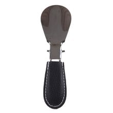 Durable Shoehorn Shoe Horn Stainless Steel Foldable PU Leather Handle Easy to Carry Quality For Men Women Shoes 12*3.5cm 2024 - buy cheap