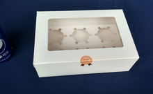6 cuadrículas de papel Kraft Blanco/marrón para pastel, molde para pastel, comida, boda, caja de regalo de joyería, 100 Uds., 24x15,5x7,5 cm 2024 - compra barato
