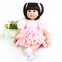 Реалистичная силиконовая виниловая Кукла-младенец, 60 см, 24 дюйма 2024 - купить недорого