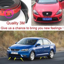 For SEAT Toledo Exeo Alhambra Cordoba / Car Bumper Lip / Make car lower Body Kit Front Rear Skirt Spoiler Deflector Rubber Strip 2024 - buy cheap