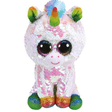 Ty Sequins Flippables 15cm Pixy the Unicorn Plush Animal Toy 2024 - buy cheap