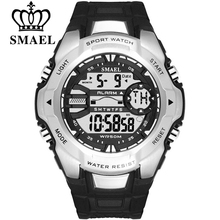 SMAEL-reloj Digital deportivo para hombre, cronógrafo militar con alarma, cronógrafo, 6 colores a la moda 2024 - compra barato