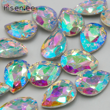 6 Sizes All Colors Glass Rhinestones Teardrop Point back Strass Apply To DIY Nail Art Clothing Decoration Jewelry Strass 2024 - buy cheap