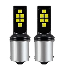 Luces LED de circulación diurna, Bombilla de freno intermitente trasero, antiniebla, Chip CREE, BA15S P21W, 2 uds., blanco, rojo, amarillo, 1156 2024 - compra barato