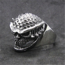 1pc Newest Design Ghost Skull Ring 316L Stainless Steel Jewelry Rock Culture Dragon Head Ring 2024 - buy cheap