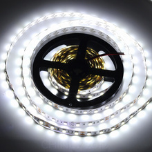 Tira de luz led rgb branco quente, smd 5050 12v dc 5m 300led, faixa flexível de barra com alto brilho, não à prova d'água para decoração 2024 - compre barato