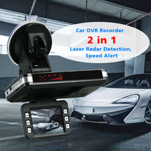 Anti Radar Detector 2 in 1 720P Dashcam DVR Car DVRs Dash Cam Registrar Radar Speed Detector with Full Band Loop Recording 2024 - buy cheap