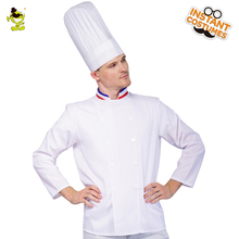 Man Adult Chef Career Party Costumes Cosplay Party Chef Top Clothing for Halloween Party 2024 - buy cheap