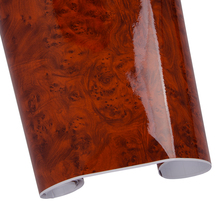 124cm*100cm Red High Glossy Car Wrap Sticker Wallpaper Vinyl Furniture Table Sticker Protection Wood Grain Vinyl PVC Material 2024 - buy cheap