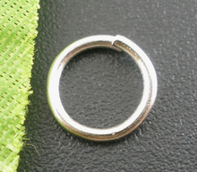 DoreenBeads-anillo abierto hecho a mano para mujer, aretes, collar, joyería para regalo de fiesta, 8mm, 500 Uds. 2024 - compra barato