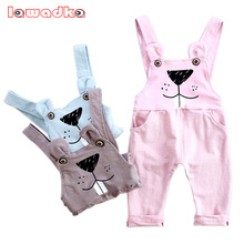 Monos de algodón con estampado de dibujos animados para niñas, mono con estampado de gato, pantalones de primavera y otoño, novedad de 2016 2024 - compra barato