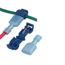 100 pcs = CONJUNTOS 50 L1 Azul Tipo T Conector Fio Crimp Terminal de Emenda Rápida Conveniente Para 1.2-2.5mm Linha Frete Grátis 2024 - compre barato