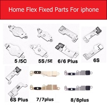 Home Button Metal Bracket for iPhone 5 5s 5c SE 6 6s 7 8 Plus Home Button Spacer Clip Plate Small Metal Shell Holder Parts 2024 - buy cheap