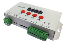 Controlador de píxeles LED de tarjeta SD K-1000C(T-1000S actualizado), atenuador programable DIY, DC5-24V, máximo 2048 píxeles; WS2811,WS2812B,UCS1903, Etc. 2024 - compra barato