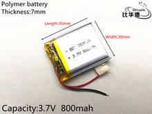 1pcs/lot 3.7V 800mAh 703035 Lithium Polymer Li-Po li ion Rechargeable Battery cells For Mp3 MP4 MP5 GPS PSP 2024 - buy cheap