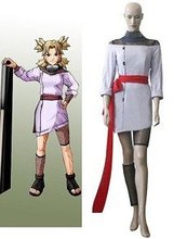 white dress Uniform Anime Naruto Cosplay - Individual Naruto cosplay Temari Women's Cosplay Costume - Freeshipping 2024 - buy cheap
