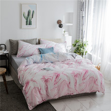 Conjunto de roupa de cama 2018 algodão, 100% peças, estilo conciso, inclui fronha, 1.2m/1.5m/1.8m/2m, tecido doméstico 2024 - compre barato