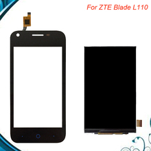 High Quality For ZTE Blade L110 LCD Screen Display +Touch Screen Digitizer Replacement Black White Color 2024 - buy cheap
