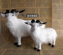 simulation white sheep toy model polyethylene&furs sheep model home decoration props ,model gift d073 2024 - buy cheap