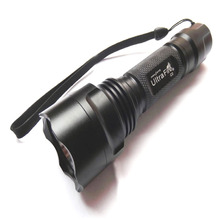 U-F C2 1xCREE XP-L V5 2000lm Cold White Light SMO/OP LED Flashlight (1 x 18650) 2024 - buy cheap