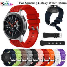 Спортивный силиконовый ремешок для Samsung Galaxy Watch 46 мм, ремешок для samsung Galaxy Watch 42 мм, ремешок для умных часов 2024 - купить недорого