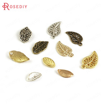 (26854)50PCS Small Tree Leaf Leaves Charms Diy Jewelry Findings Earrings Accessories More styles can picked Wholesale 2024 - buy cheap