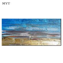 Handmade Modern Abstract Oil Painting On Canvas Abstract Landscape Oil Painting For Living Room Hotel Decor Wall Art Pictures 2024 - buy cheap