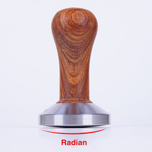 Coffee Tamper 58mm Barista Espresso Base Coffee Bean Press Stainless Steel Flat Base Professional Wooden Coffee Bean Press 2024 - buy cheap