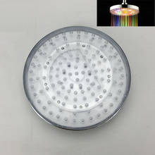 HOT SELL!! Newest 8 Inch Round LED Rainfall Top Shower Head 7 Colors Automatic Changing Or 3 Colors Change With Temperature 2024 - buy cheap
