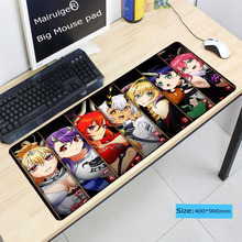 Mairuige 900*400*4 Japan Anime Large Locking Edge Mouse pad Gamer gaming Mousepad keyboard mat for CSGO LOL DOTA Boy Indoorsman 2024 - buy cheap