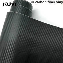 size:1520MM Waterproof DIY Car Sticker Styling 3D Thicken Car Carbon Fiber Vinyl Wrapping Film Car Accessories Decals Sticker 2024 - buy cheap