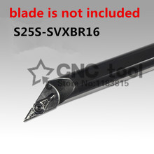 S25S-SVXBR16 cnc chato barra, ferramentas de giro interno titular, indexável torno ferramenta de corte, torneamento ferramenta titular para vbmt1604 inserção 2024 - compre barato