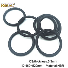 2pcs 5.3mm Thickness Nitrile Rubber O Rings ID 460 470 480 490 500 510 515 520mm NBR o ring sealing Gasket 2024 - buy cheap