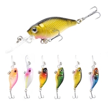 1Pcs 60mm 4.3g Crankbait Fishing Lure Wobblers 3D Eyes Floating Laser Minnow Hard Aritificial Bait Pesca Fishing tackle 2024 - buy cheap