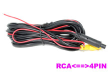 6 Meters RCA-4PIN Or RCA-RCA Video Cable For Car Parking Rearview Rear View Camera Connect Car Monitor DVD Trigger Cable 2024 - buy cheap