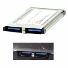 2 порта USB 3,0 Express Card, ExpressCard 34 мм/54 мм скрытый адаптер для ноутбука 2024 - купить недорого