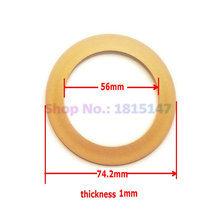 2pcs, Piston ring 56*74.2*1 for Oilfree air compressor spare parts PTFE 2024 - buy cheap