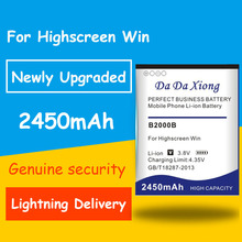 Batería de 2450mAh B2000B para Highscreen WinWin win B2000B, cargadores de teléfonos móviles, gran oferta 2024 - compra barato