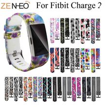 Colorful durable Soft Silicone sport watchbands For Fitbit Charge 2 Band Smart Watch For Fitbit Charge 2 Band Replacement Strap 2024 - buy cheap