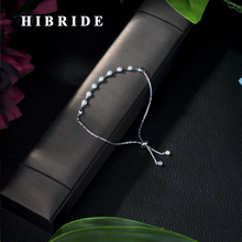 HIBRIDE Топ новый модный роскошный ashlar форма свадебный браслет Новый энергетический браслет для женщин Бесплатная доставка B-52 2024 - купить недорого