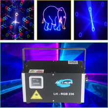 LH-RGB236 ILDA 1.5watt rgb full color laser Holiday light show projector For Christmas and advertising 2024 - buy cheap