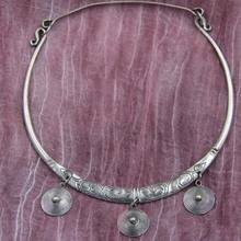 free shipping Tribal Exotic Chinese Handmade Excelente collar de plata luck Tibet Silver Miao silver necklace 2024 - buy cheap