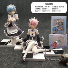 NEW hot 10-14cm Life in a different world from zero Rem Ram Action figure toys doll Christmas gift with box 2024 - buy cheap