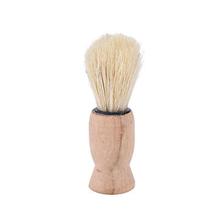 Escova de barbear masculina com punho de madeira, ferramenta de limpeza de barba 2024 - compre barato