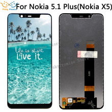 Новый ЖК-дисплей 5,86 дюйма для Nokia 5,1 Plus, дигитайзер сенсорного экрана, полная сборка, запасные части для ЖК-дисплея Nokia X5 2024 - купить недорого