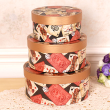 3pcs/Set ,High-grade fullcolor round box ,florist packing flower gift cardboard boxes wedding party gifts for guests decoration 2024 - buy cheap