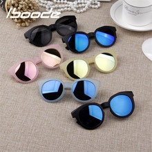 iboode Kids Sunglasses Colorful Reflective Mirror sunglasses Children Boy Girl Baby UV400 Protection Eyewear Shades Goggles 2024 - buy cheap